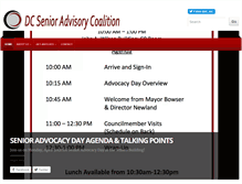 Tablet Screenshot of dcsac.org